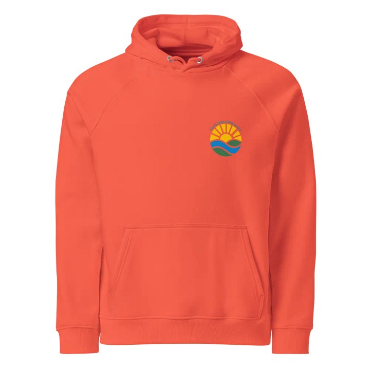 Sunrise Serenity Unisex Raglan Hoodie product image (1)