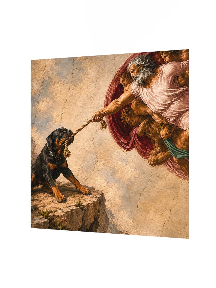Rottweiler Tug of War - Poster product image (6)