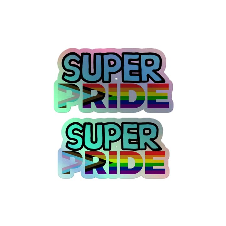 Super Pride Holo - Sticker product image (1)