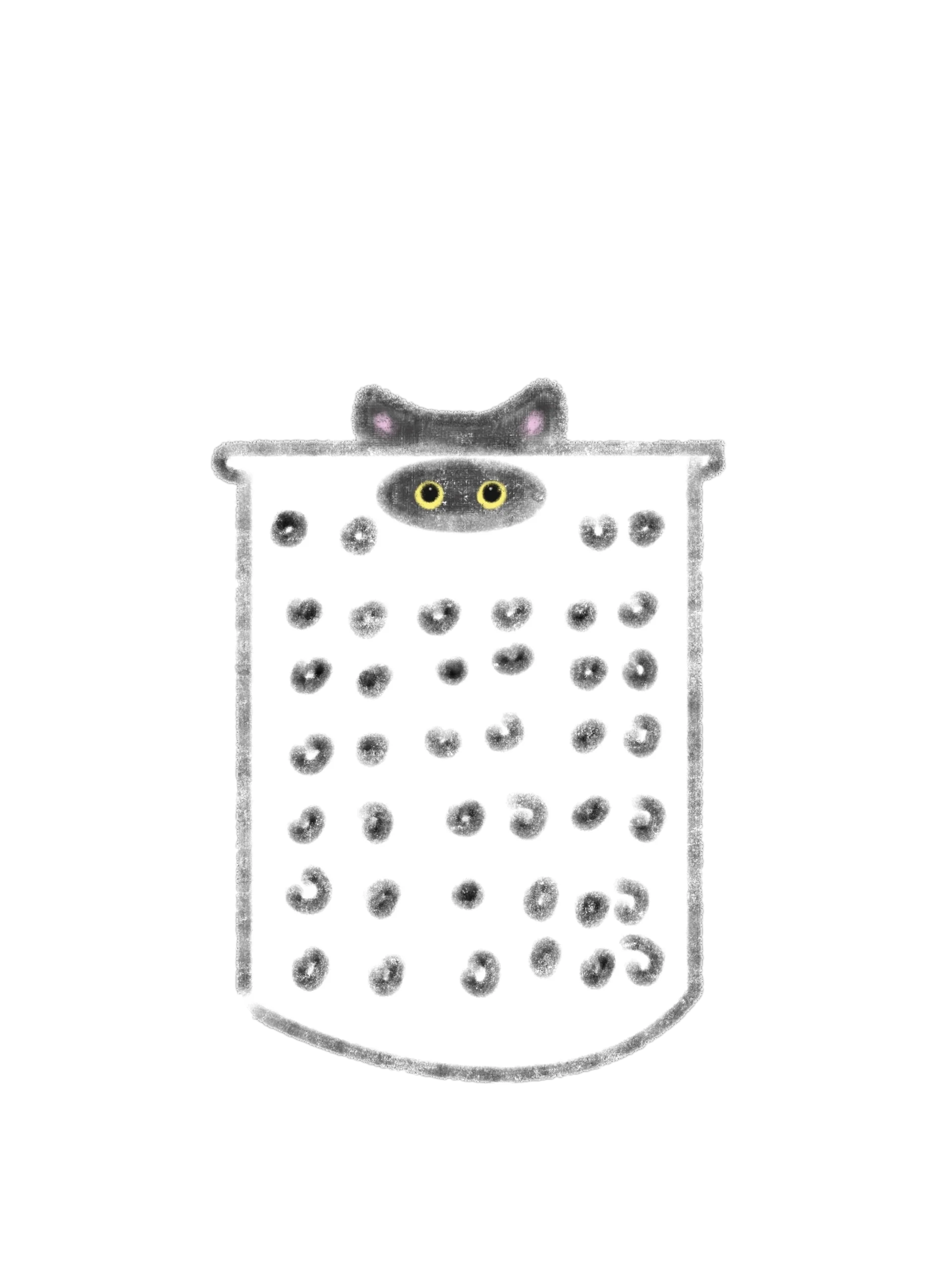 12 Hand-Drawn Cat PNG Clipart Bundle product image (11)