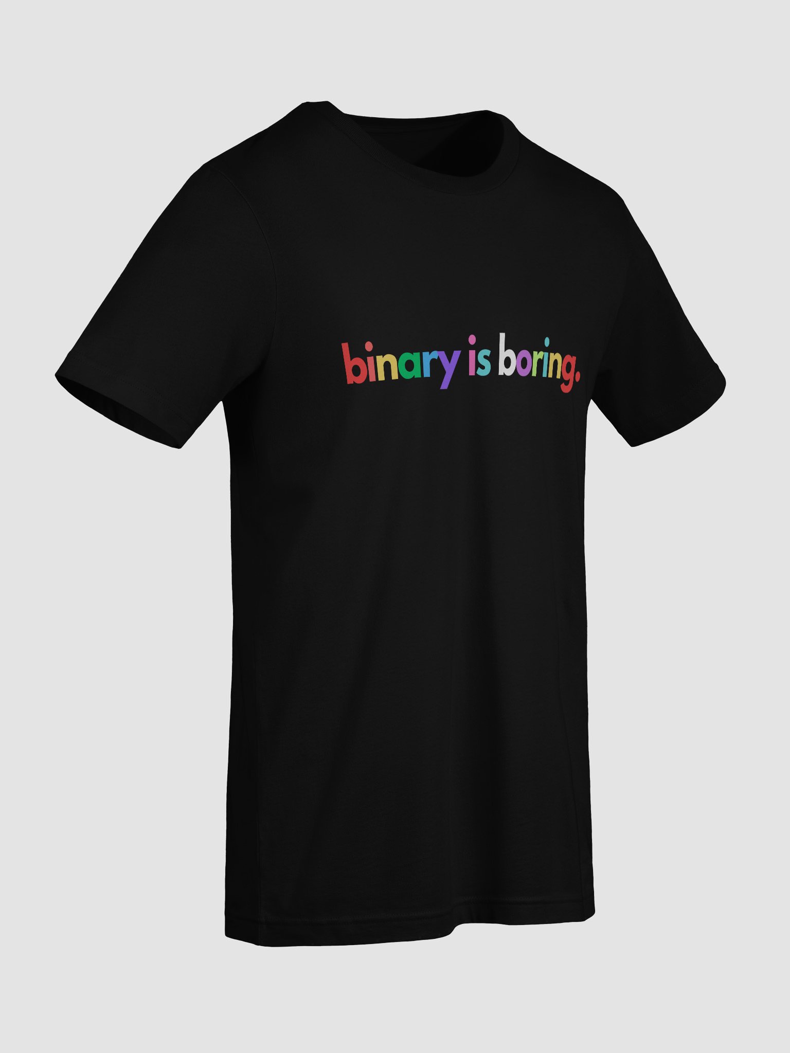 Binary is Boring (Rainbow) tee product image (42)