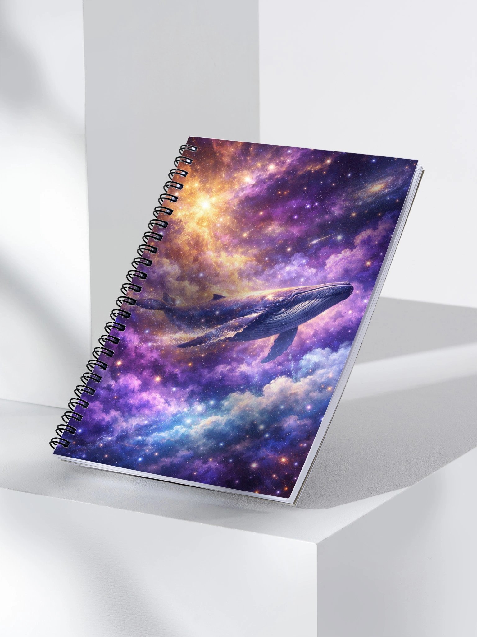 Celestial Whale Dreams Spiral Notebook product image (3)