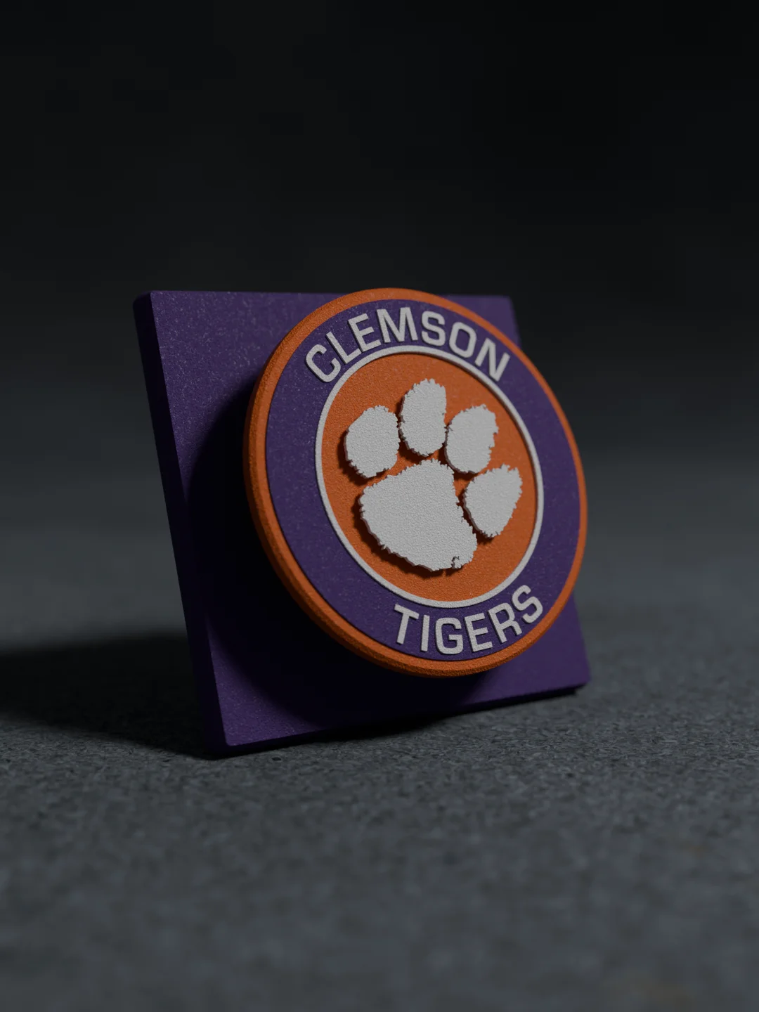 Clemson University Tigers 3D Printed Floating Logo Sign (Digital File Only) product image (1)