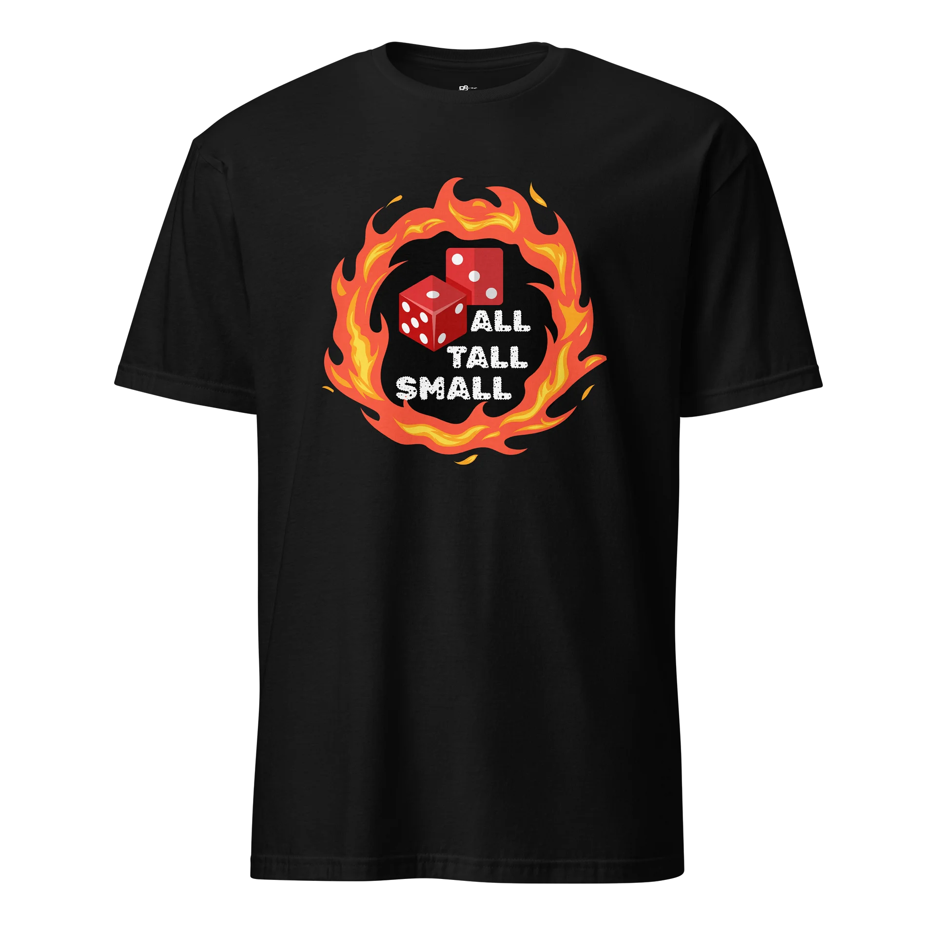 FIERY DICE ALL TALL SMALL CASINO TEE product image (1)