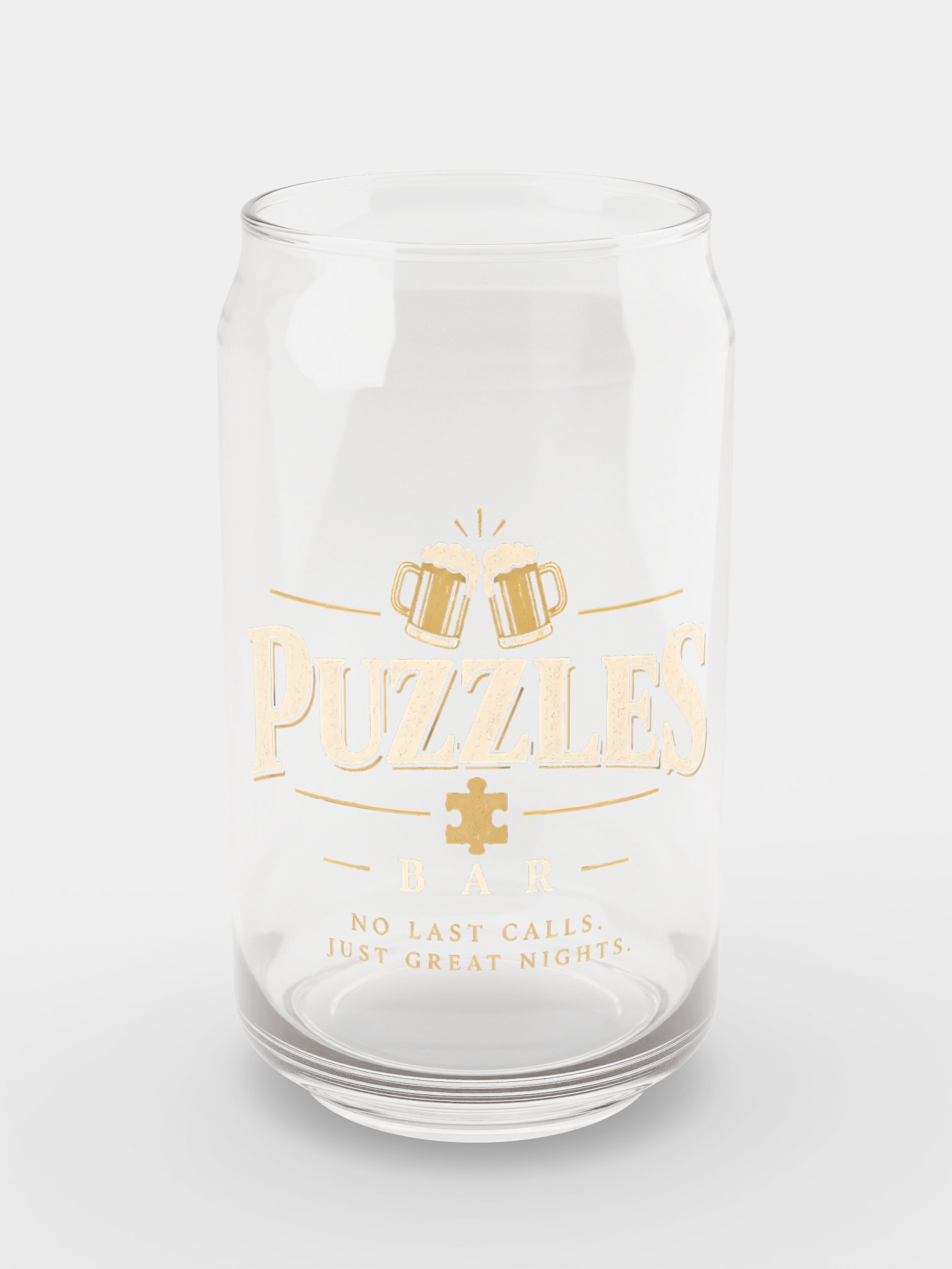 Puzzles Bar Beer Glass product image (7)