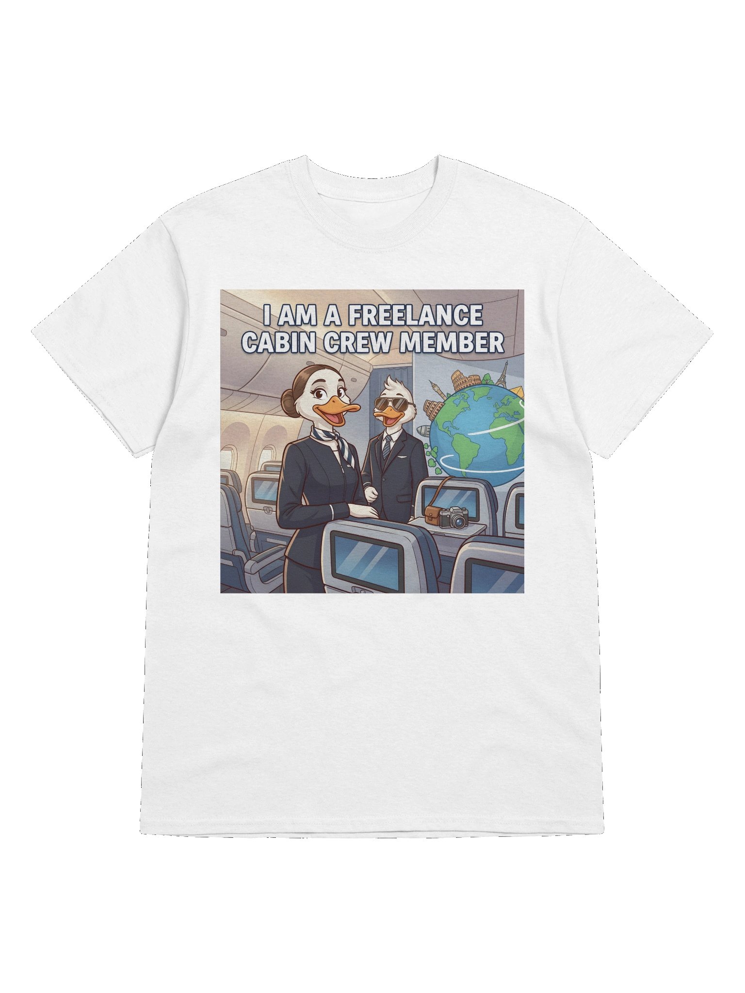 "I Am Freelance Cabin Crew Member" Cabin Crew Duck "Women" product image (5)