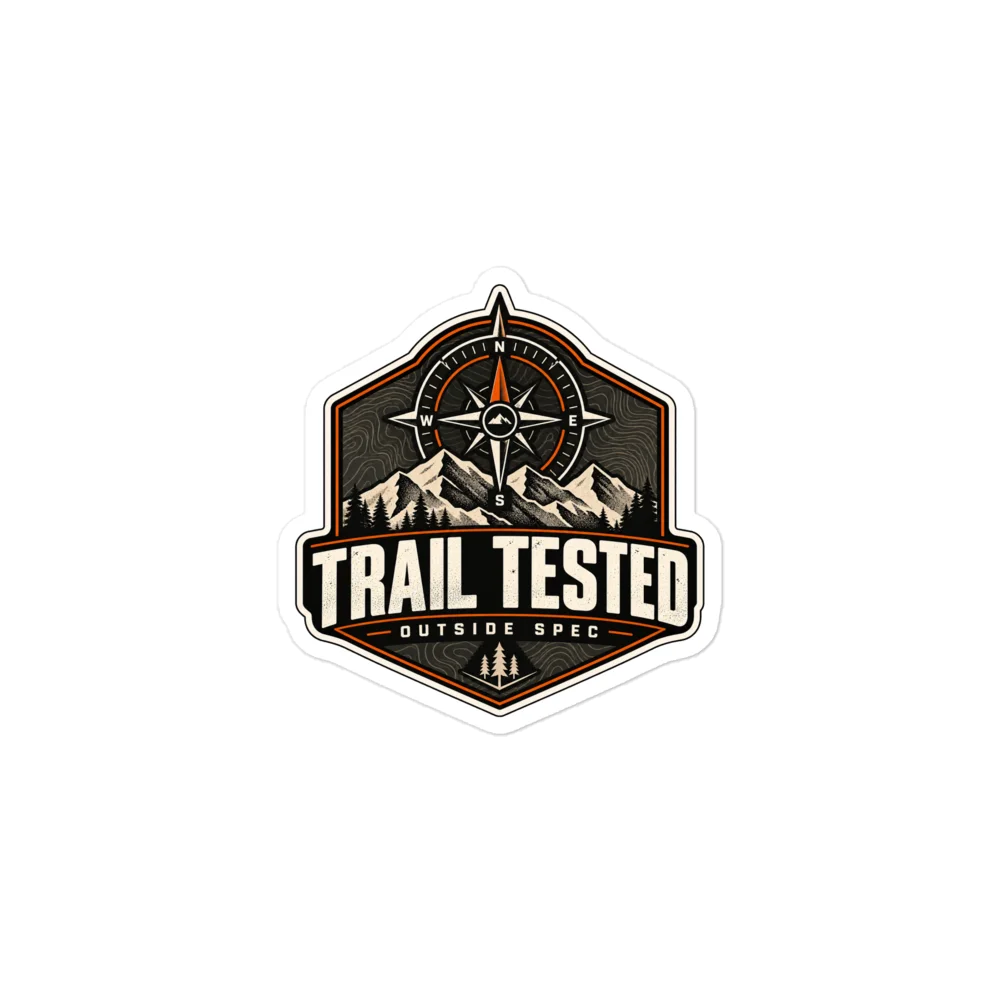 Trail Tested Compass Sticker product image (1)