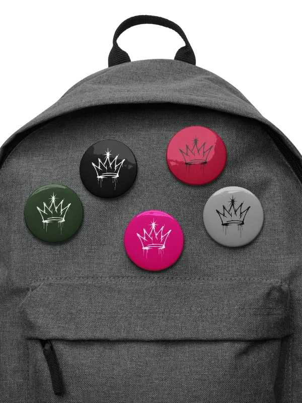 ONE KING Urban Crown Pin Buttons Set product image (5)
