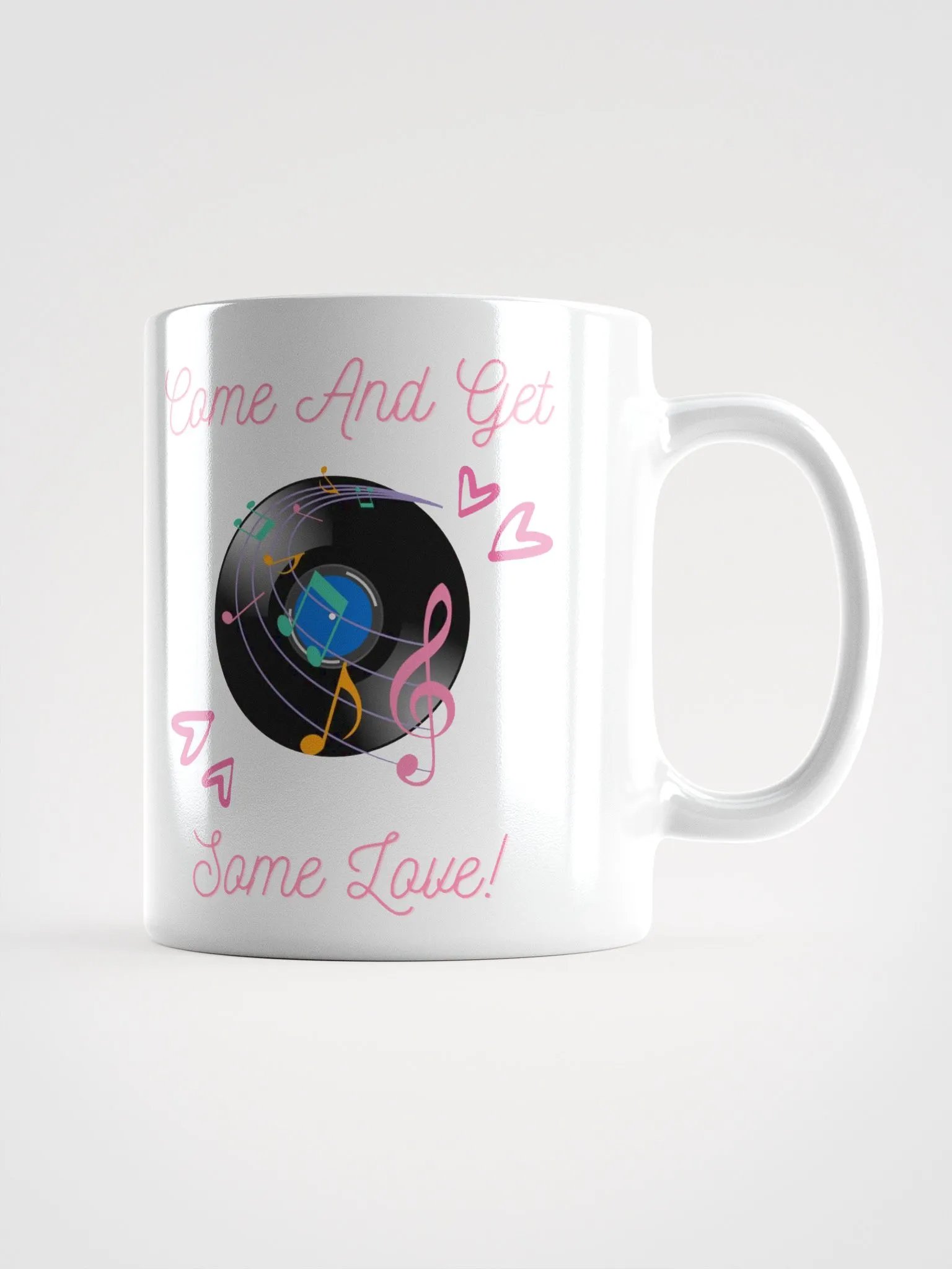 Come And Get Some Love - Funny Musical Valentine's Day White Mug product image (17)