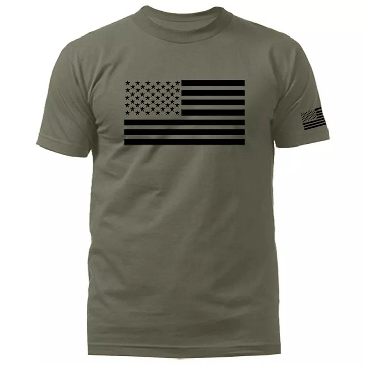 New ProductUS Flag Crest USA American Pride Patriot Patriotic Graphic T-shirt product image (2)