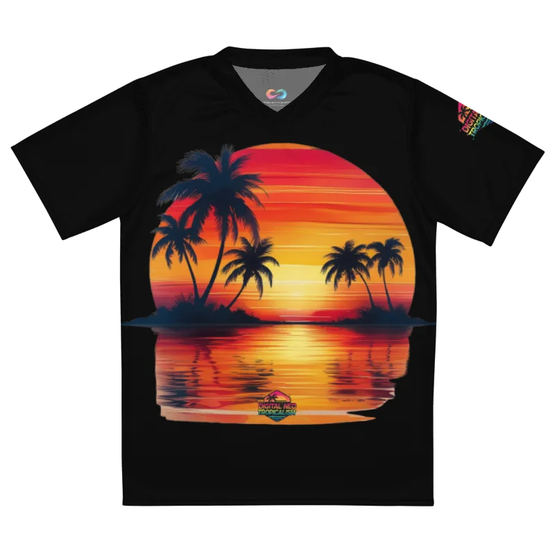 LIMITED EDITION - CNX Core All-over print Unisex Tee — Digital Neo Tropicalism 002 product image (1)