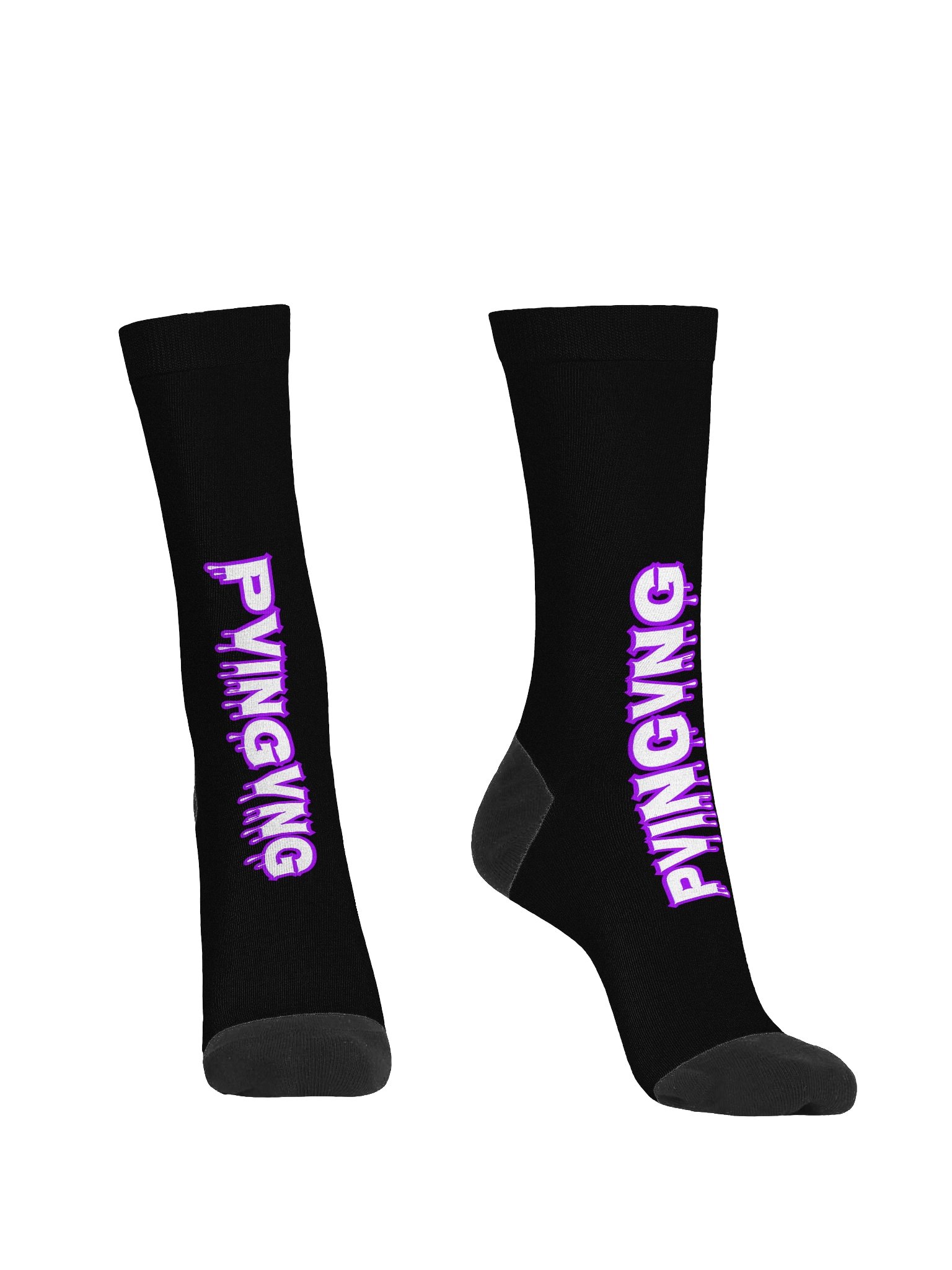 PvinGvng Premium Crew Blk Socks product image (2)