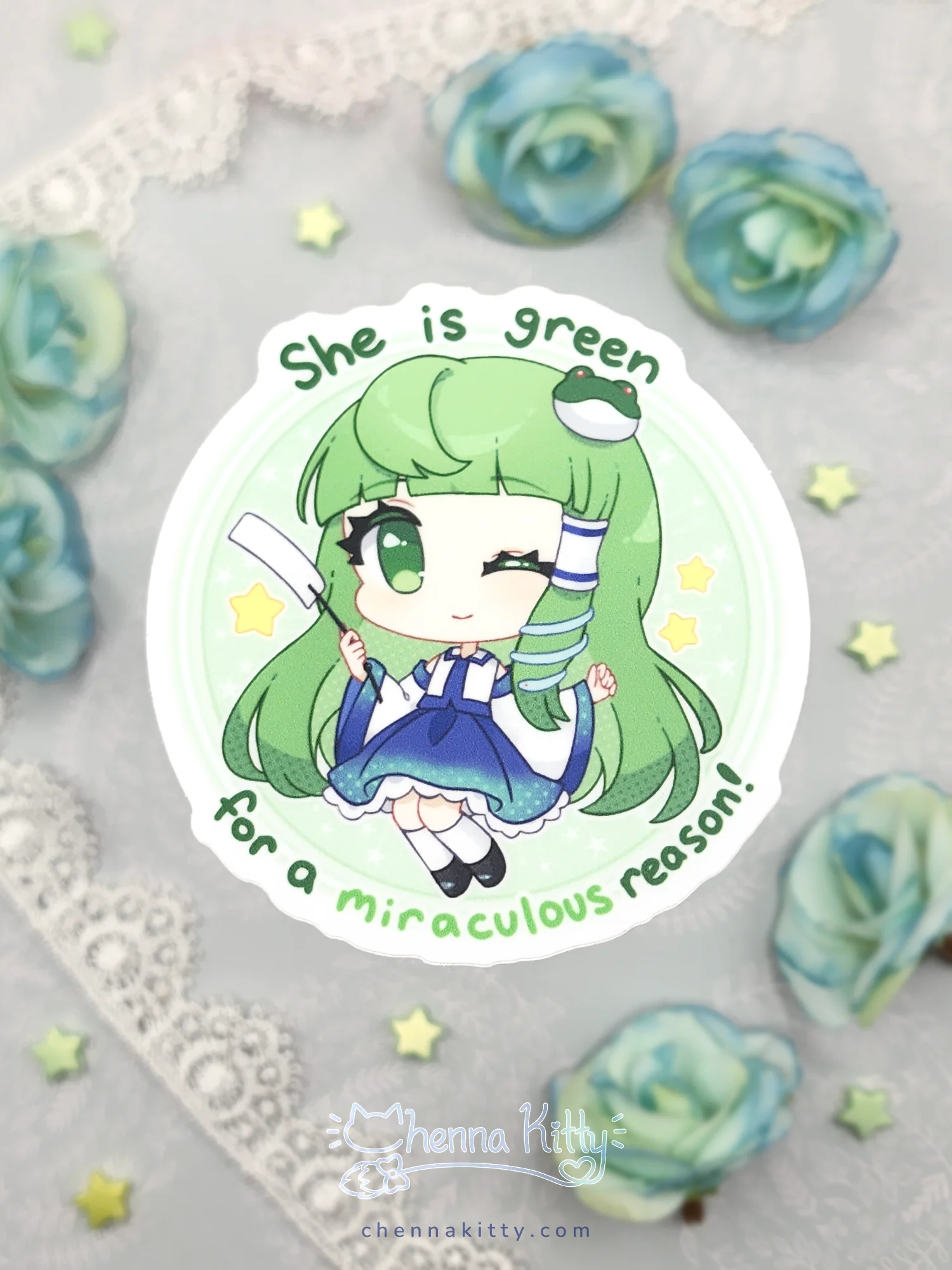 Sanae Kochiya 3 inch Vinyl Sticker product image (2)