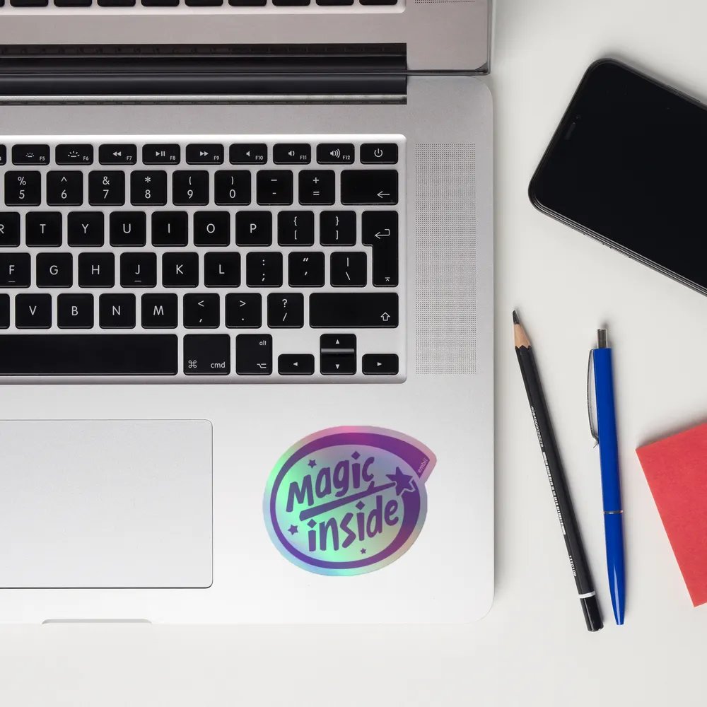 magic inside holo sticker product image (10)