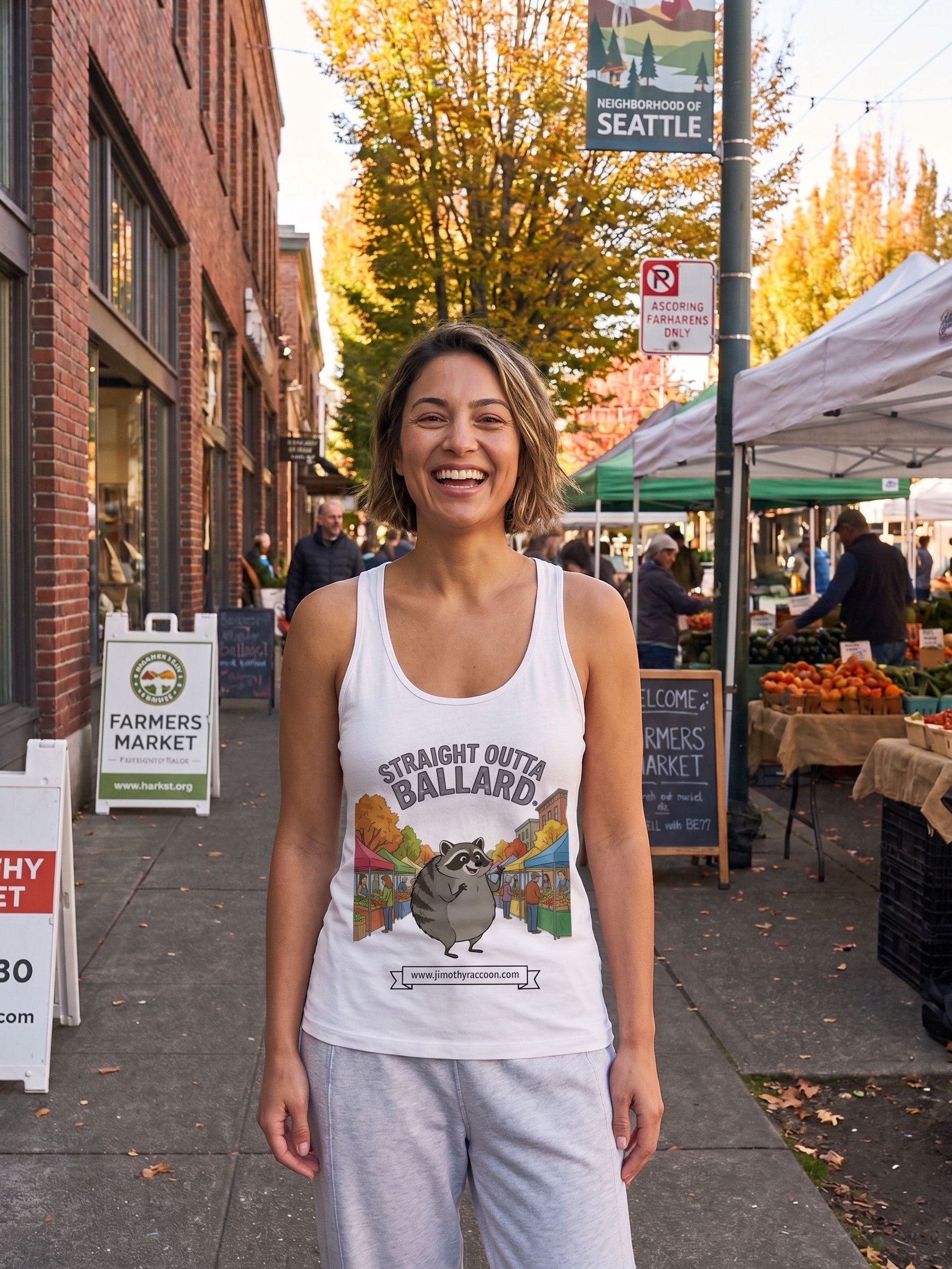 Straight Outta Ballard: Women's Racerback Tank product image (1)