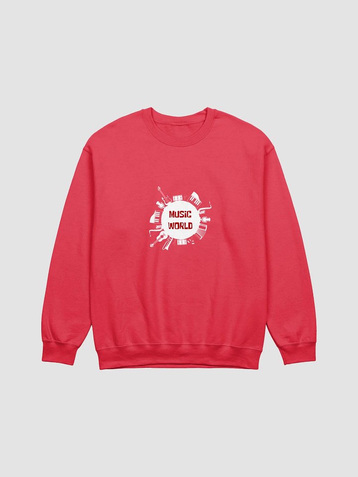 Music World | Instrument-Themed Soundwave Crewneck Sweatshirt product image (1)