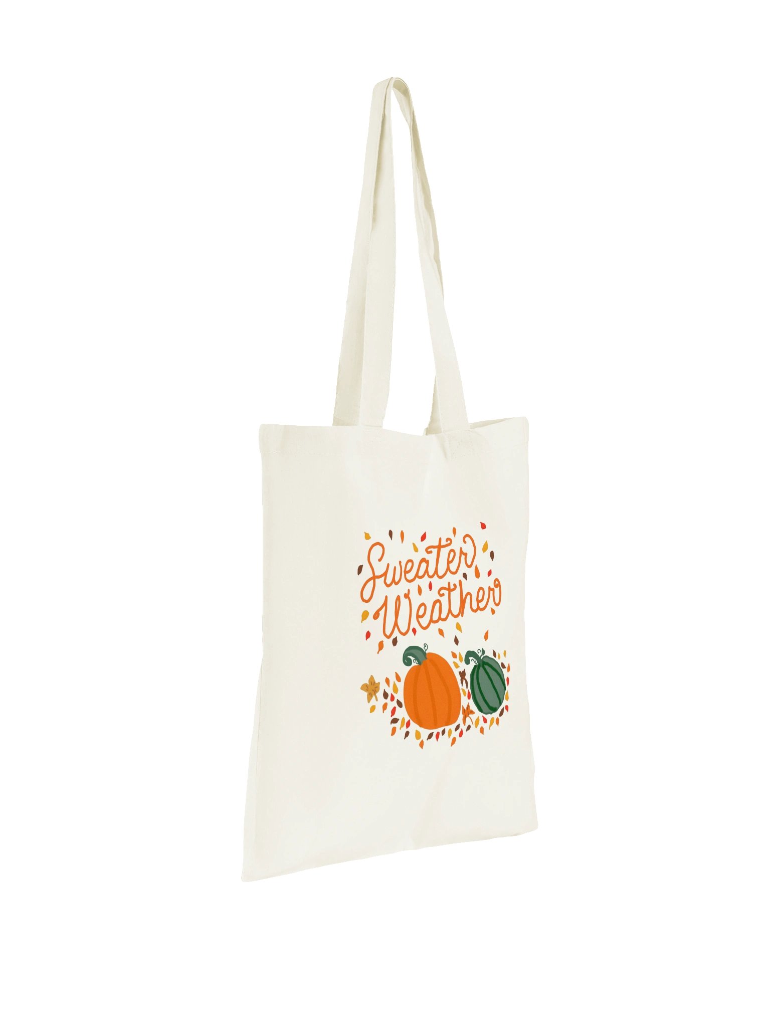 Sweater Weather Canvas Tote Bag product image (2)