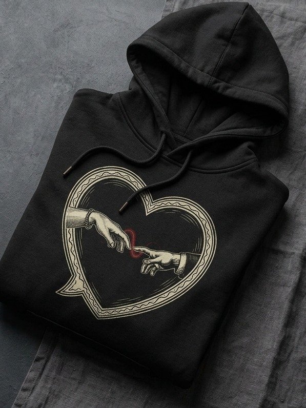 Long Distance Connection Hoodie – Subtle LDR Gift for Couples product image (4)