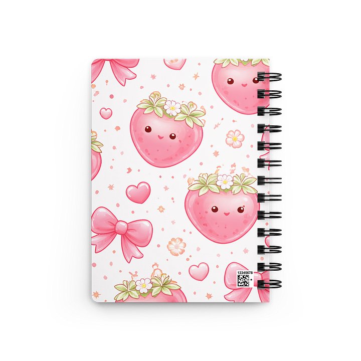 Whimsical Strawberry Dreams Spiral Journal product image (2)
