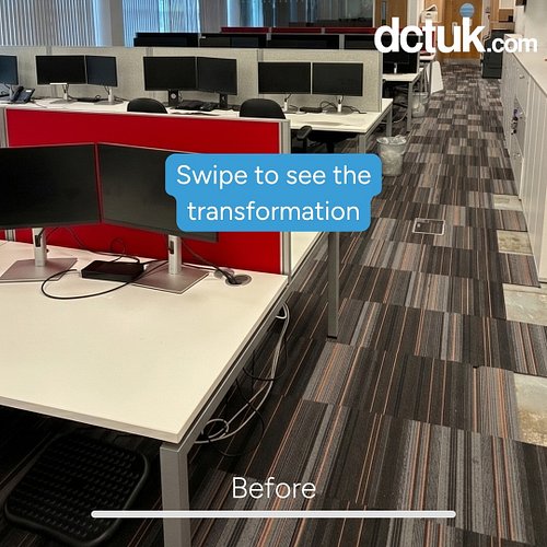 Another out of hours transformation. 🌙

Left work Friday. Walked in Monday to this. 👇

900m² of new commercial flooring in Mi...