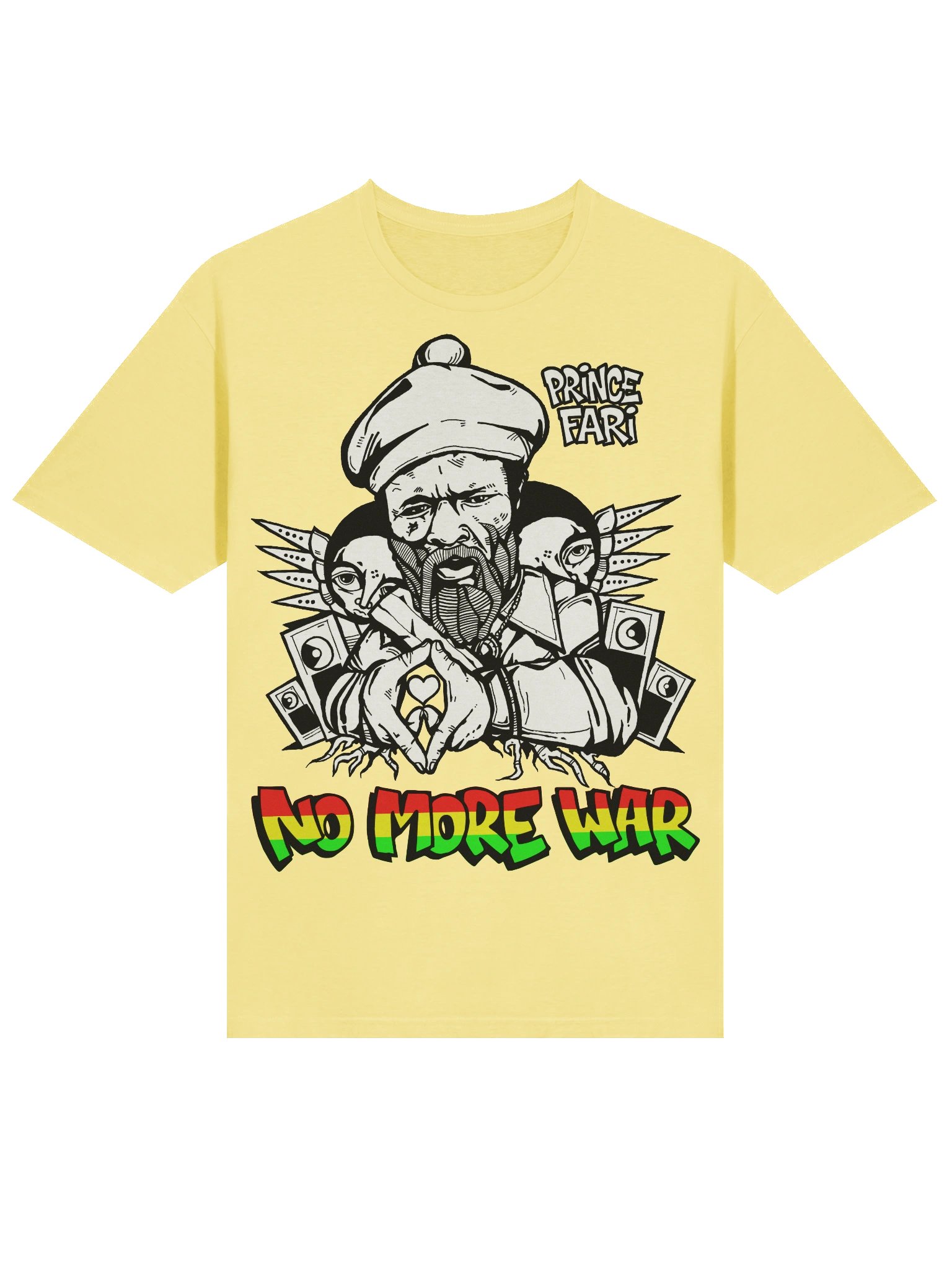 Prince Far I T-Shirt by RasTerms37 (Colorful / Red Gold Green / Basic) product image (2)