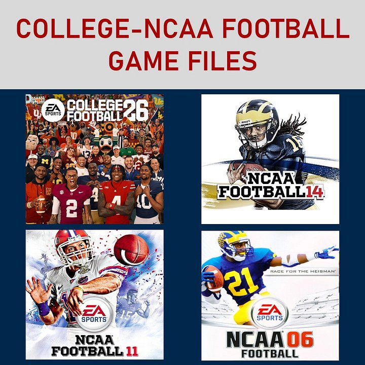 College/NCAA Football Game Files product image (1)
