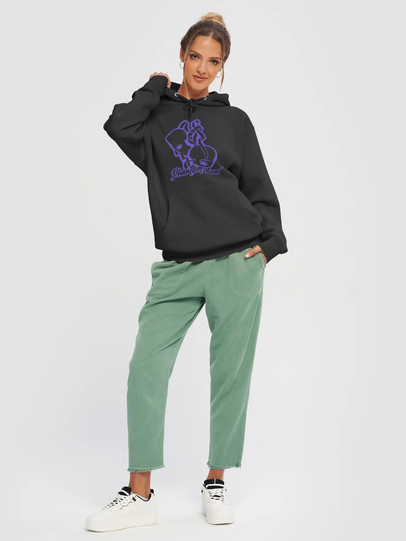 Dark Purple Logo Premium Hoodie product image (28)