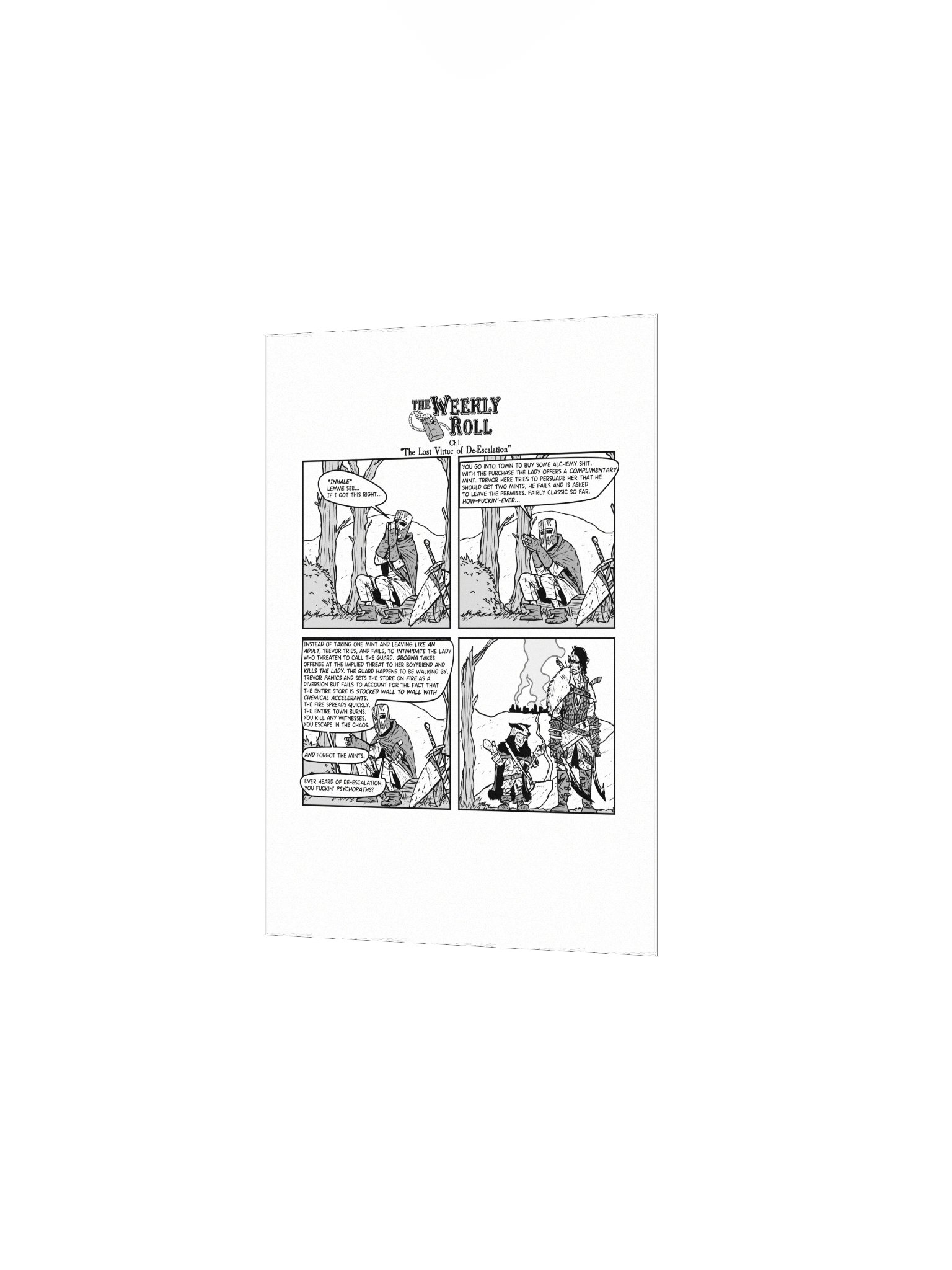 The Weekly Roll Ch. 1. Print Rectangular product image (7)