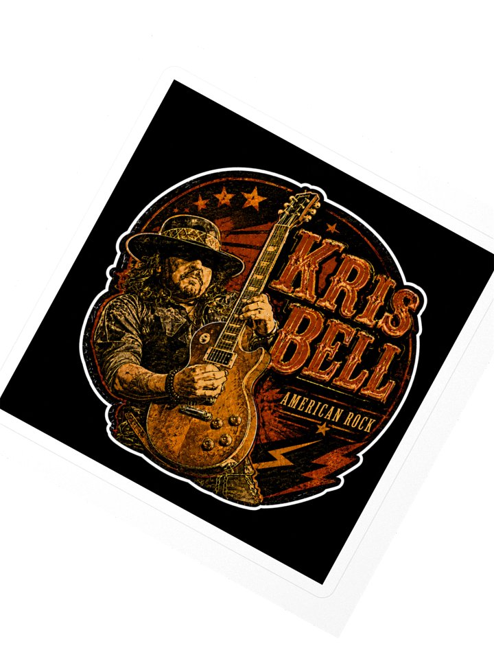 Kris Bell American Rock Guitar Sticker product image (2)