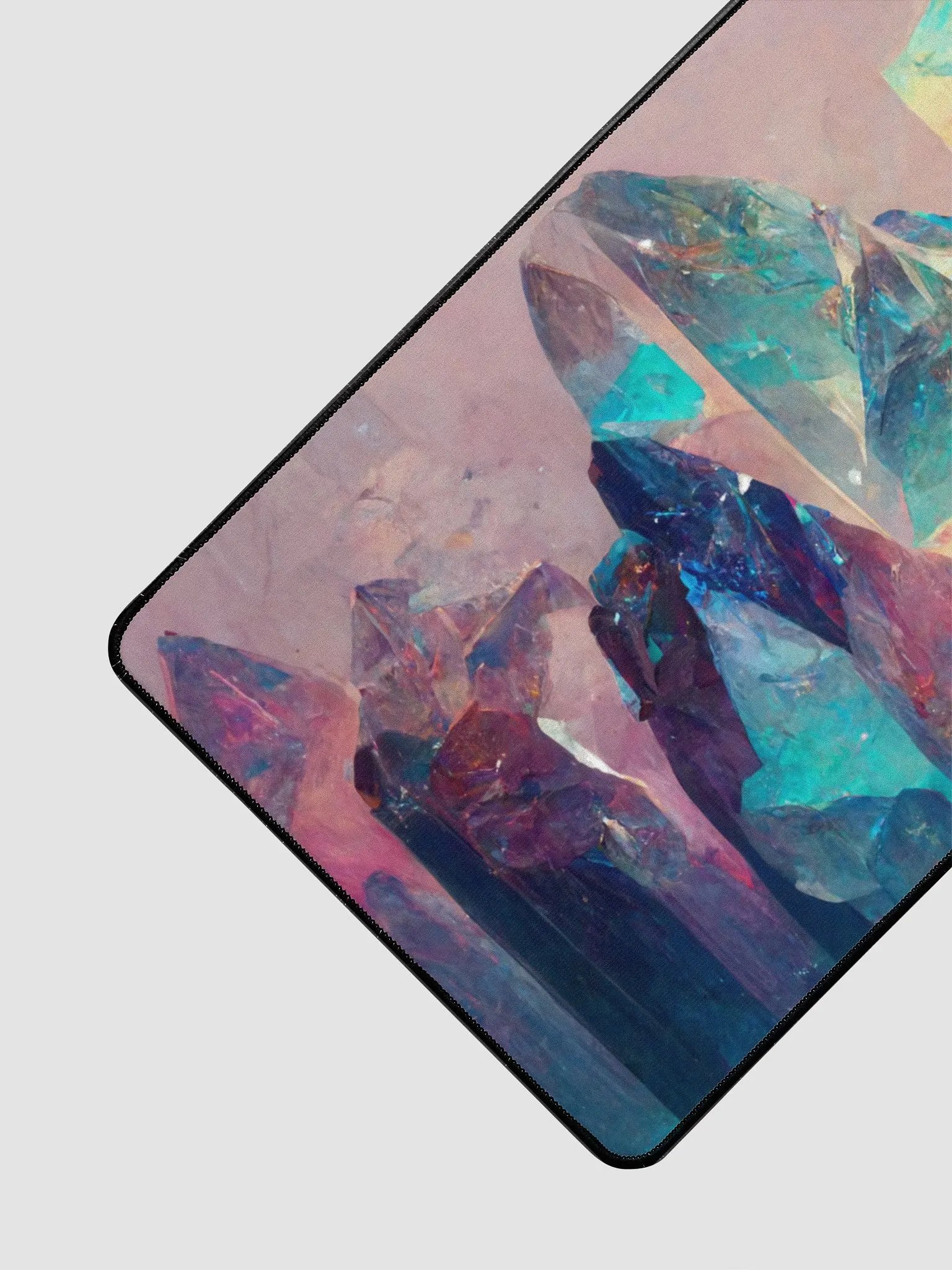 Cosmic crystal cavern Desk Mat product image (3)
