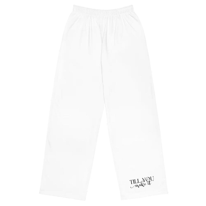 Till You Make It Tattoo Design Print Wide-Leg Pants product image (1)