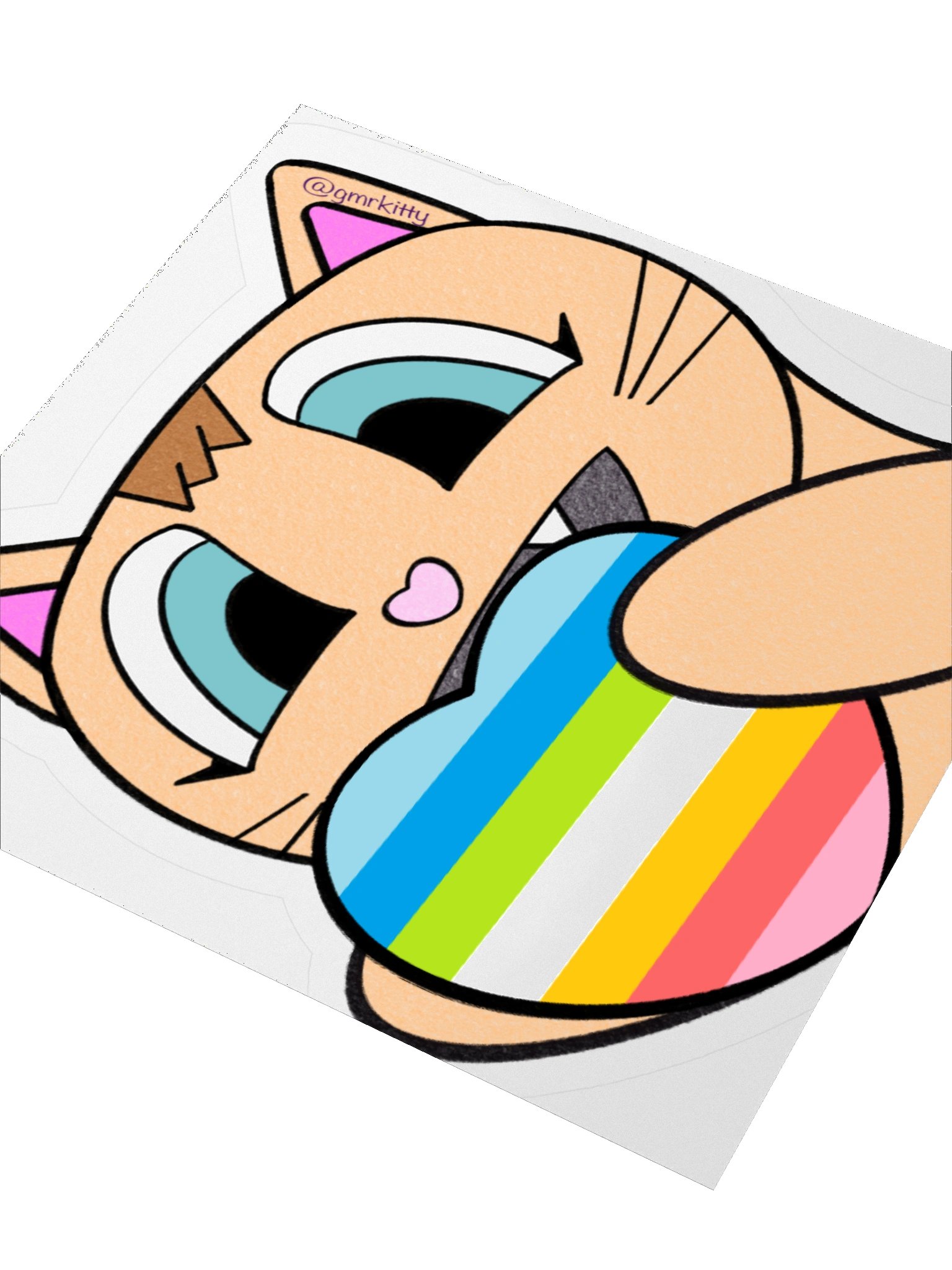 Queer Pride Kitty Sticker product image (7)