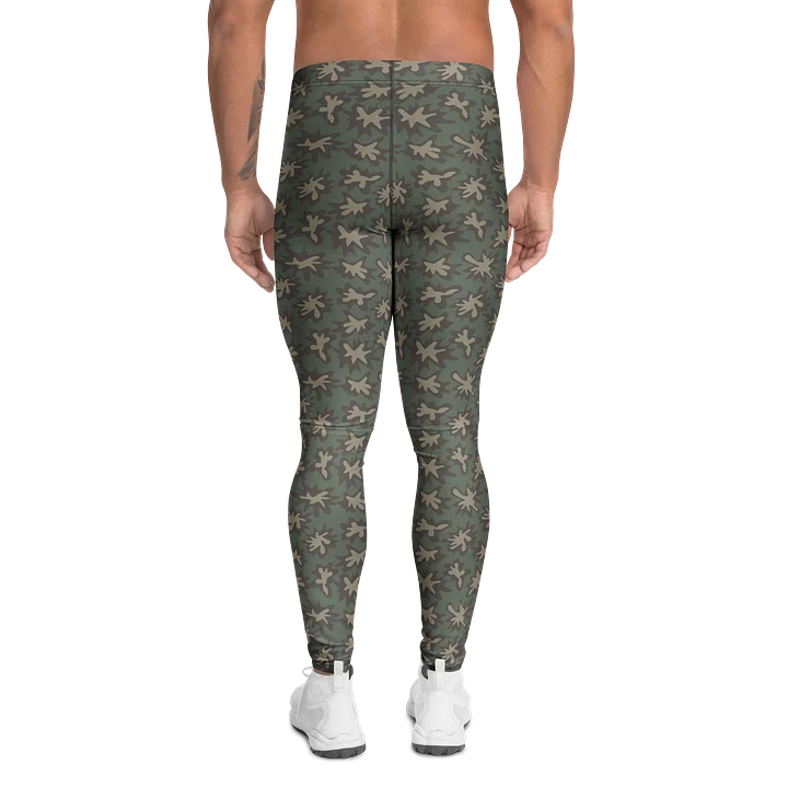 Bold Camo Splash Men's Leggings for Active Wear product image (2)