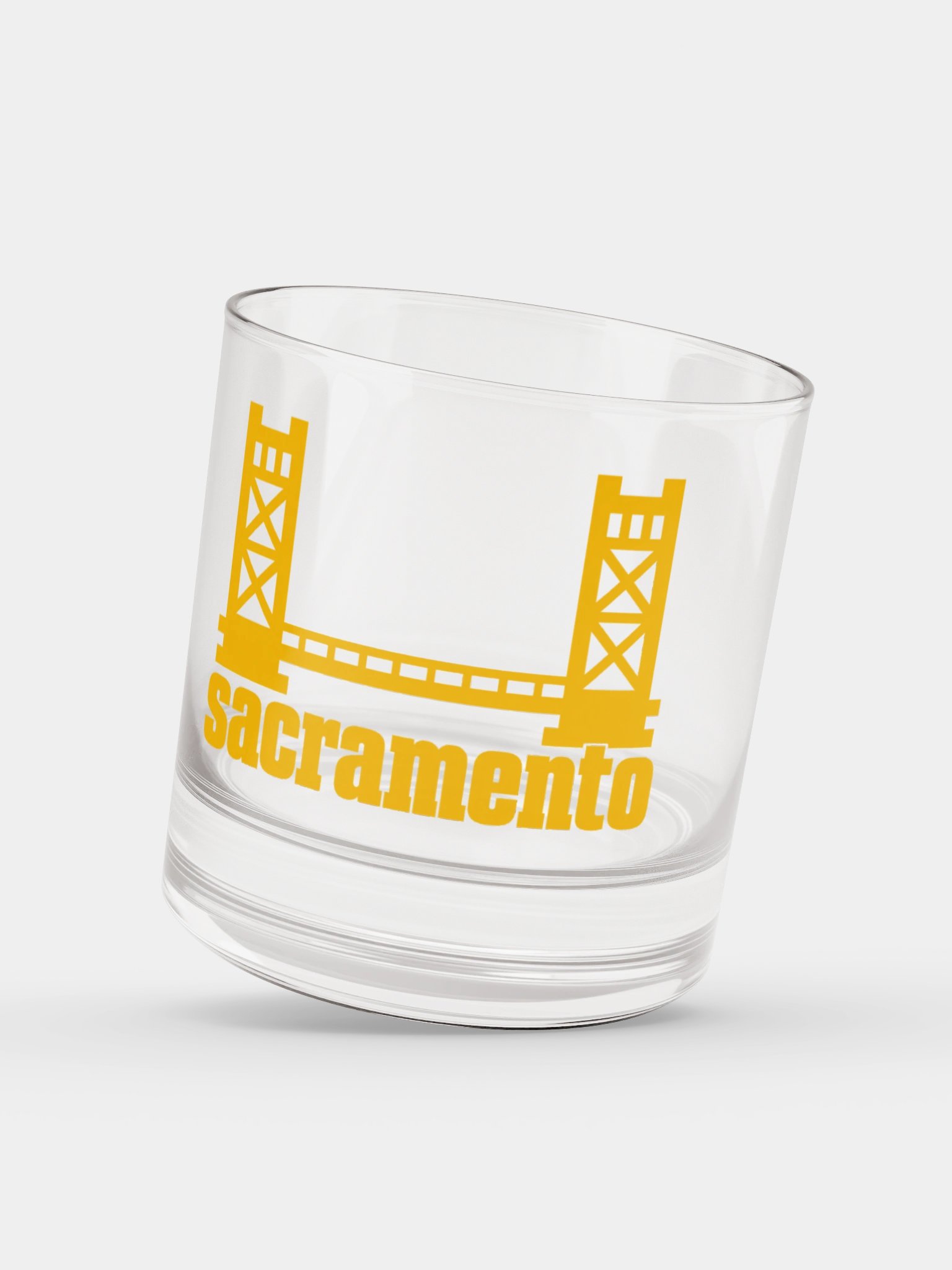 Tower Bridge Rocks Glass - Sacramento Whiskey Glass product image (3)