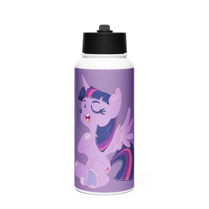 Twilight Sparkle Stainless Steel Water Bottle with a Straw Lid product image (1)