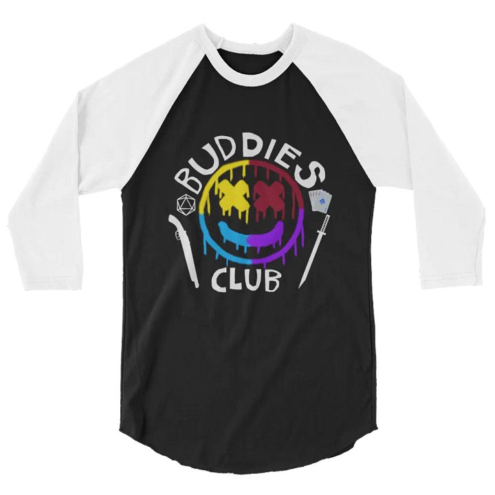 Buddies Club Raglan (Dark Mode) product image (2)