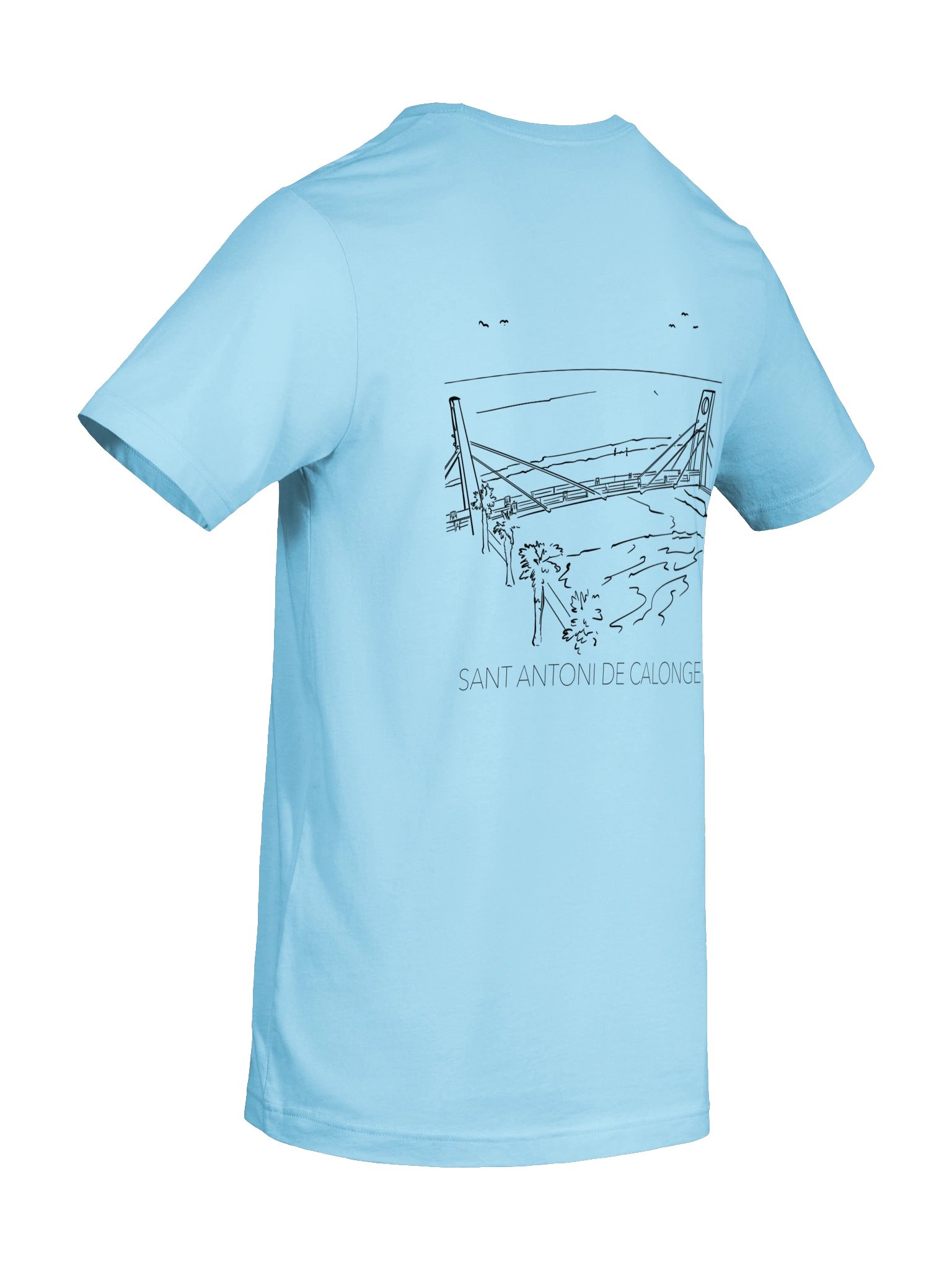 Puente de Sant Antoni de Calonge Camiseta Logo Bordado product image (8)