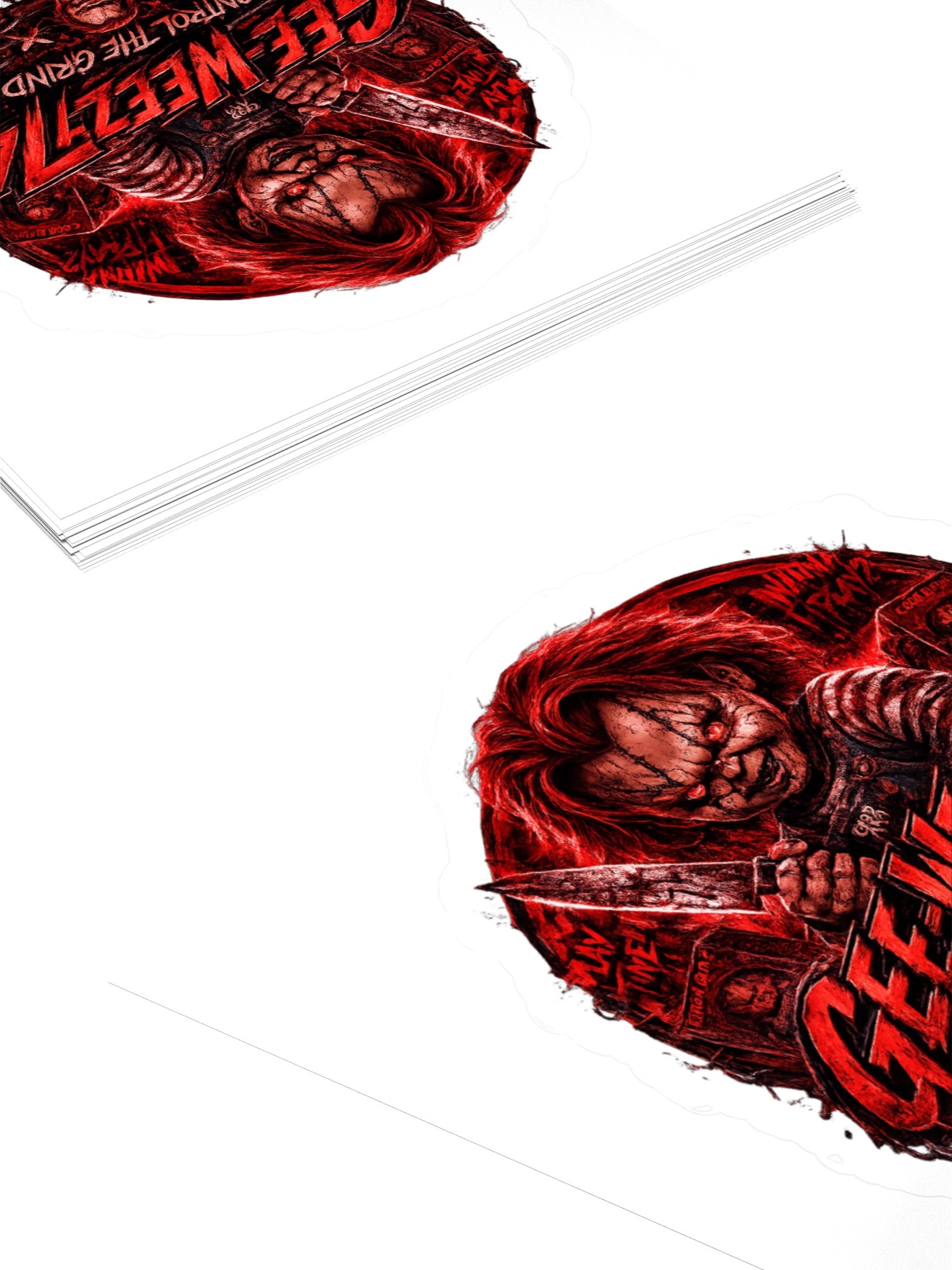 🔪 GeeWeez74 “Play Time” Horror Sticker 🔪 product image (11)