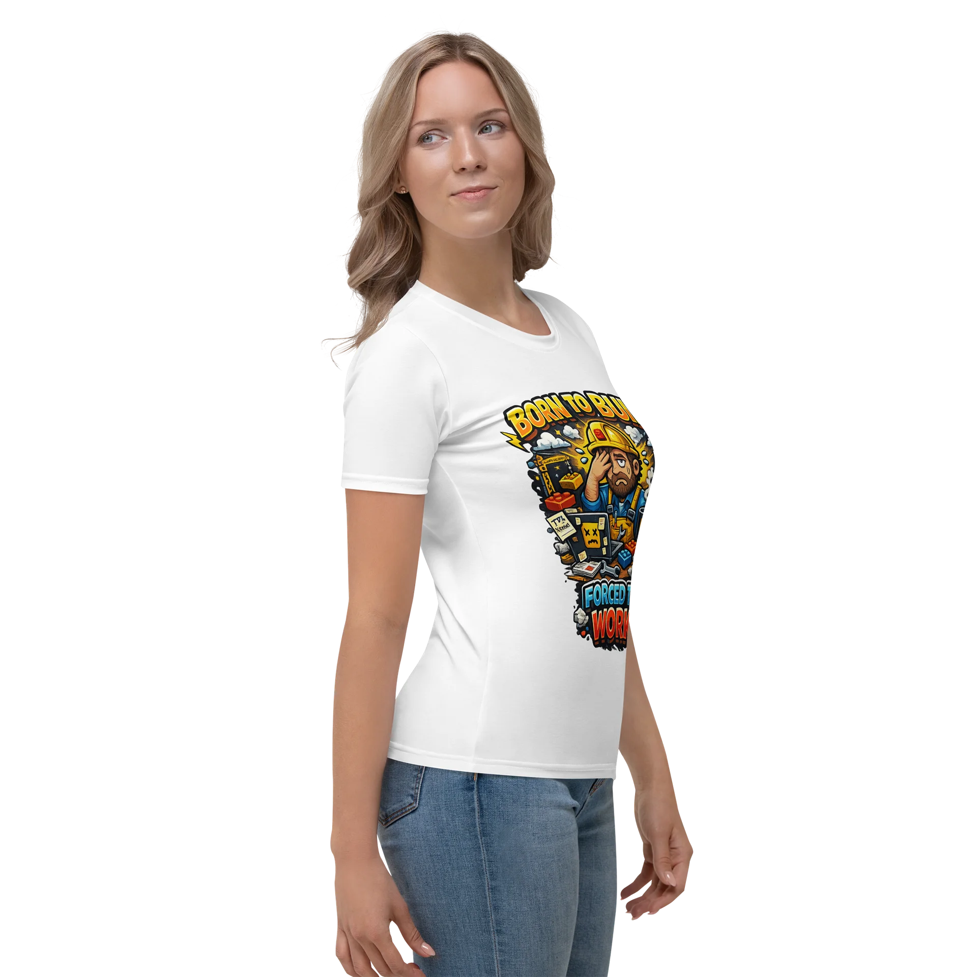Born to Build Funny Construction Worker Tee product image (4)