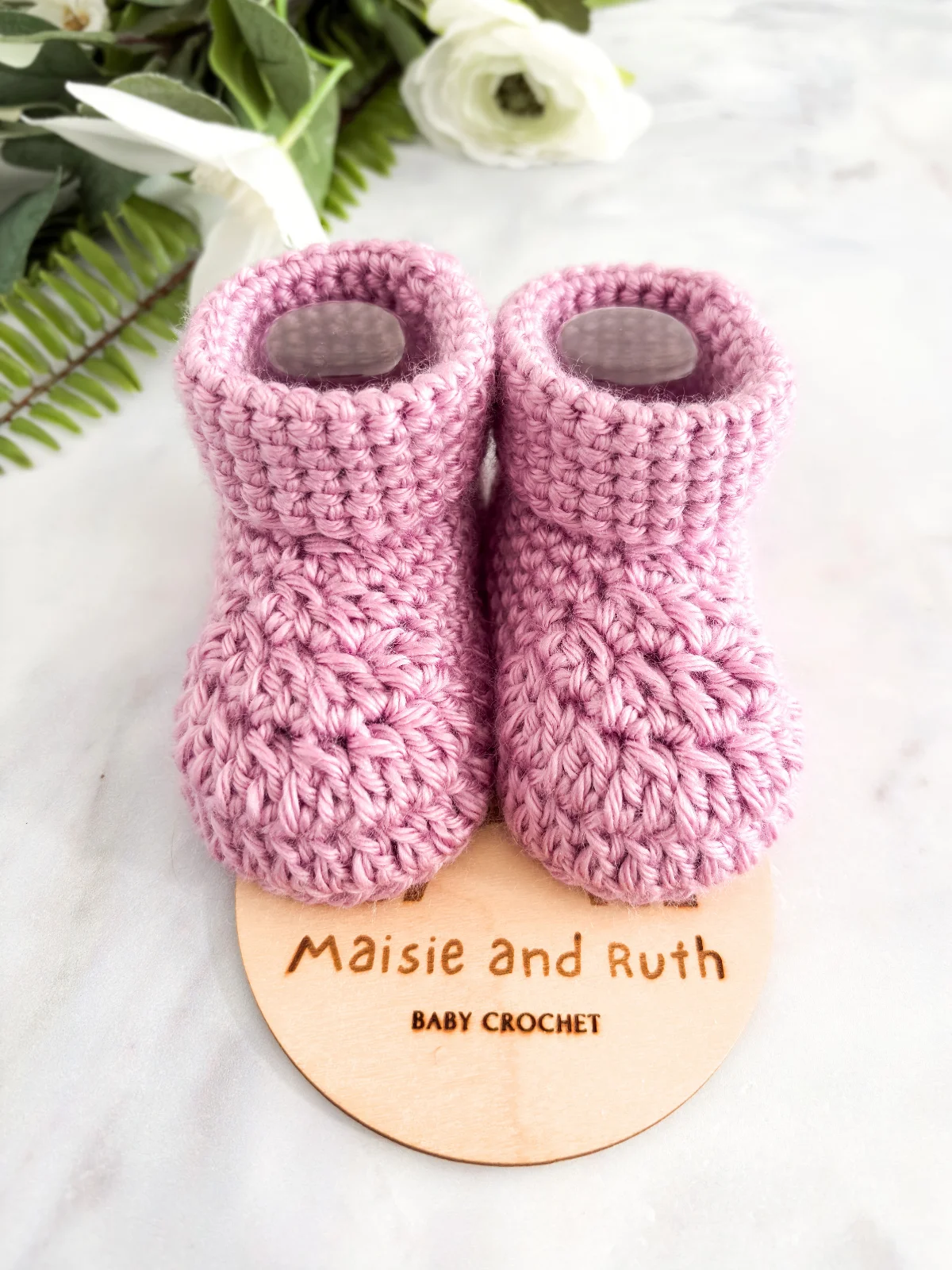 Cozy Steps Baby Booties Crochet Pattern product image (9)