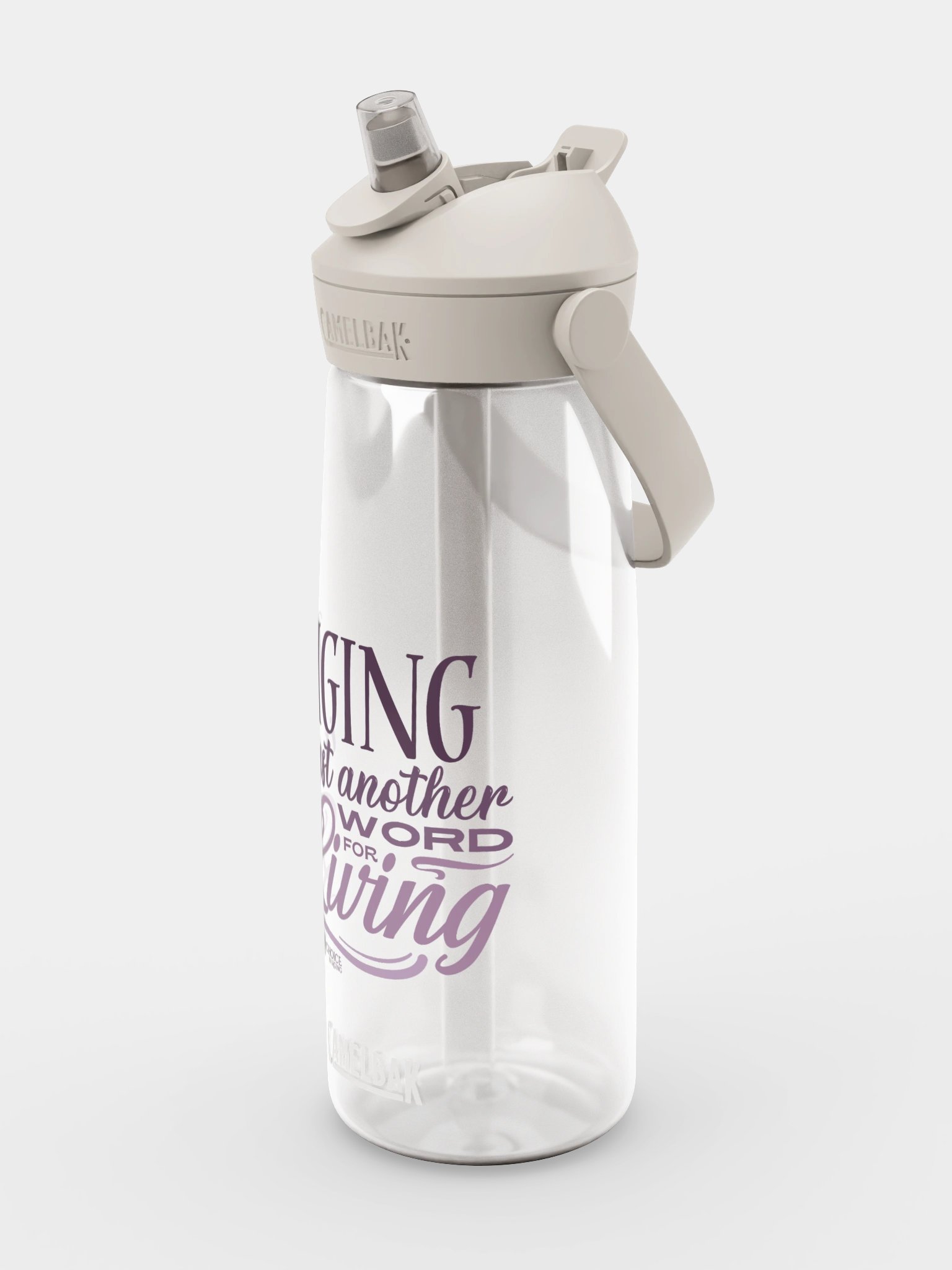 CamelBak Thrive® Flip Straw Water Bottle - "Aging is Just Another Word for Living" Color Variant product image (4)