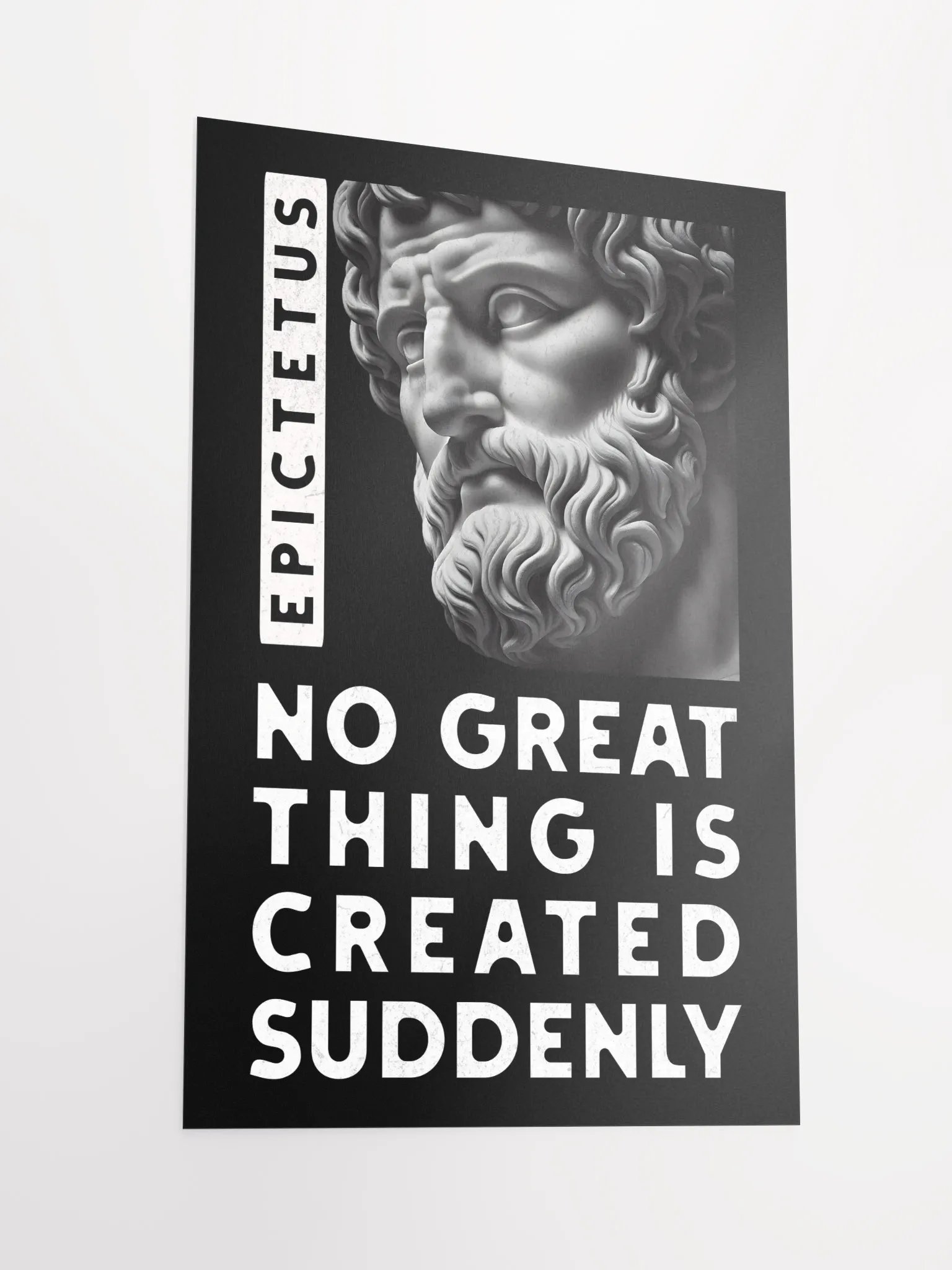 Epictetus Motivation Quote Matte Paper Poster product image (4)