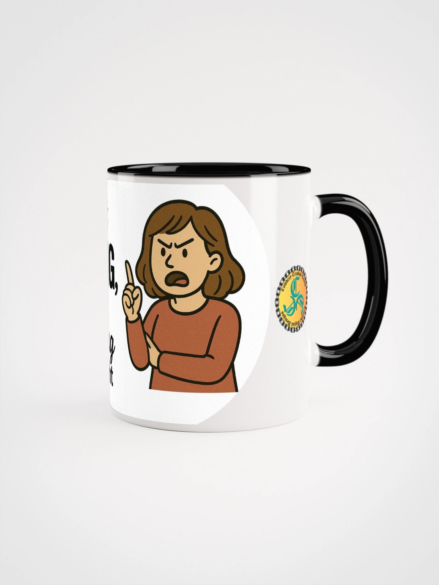 I'm not Arguing (Female) 2-Tone Ceramic Mug product image (14)