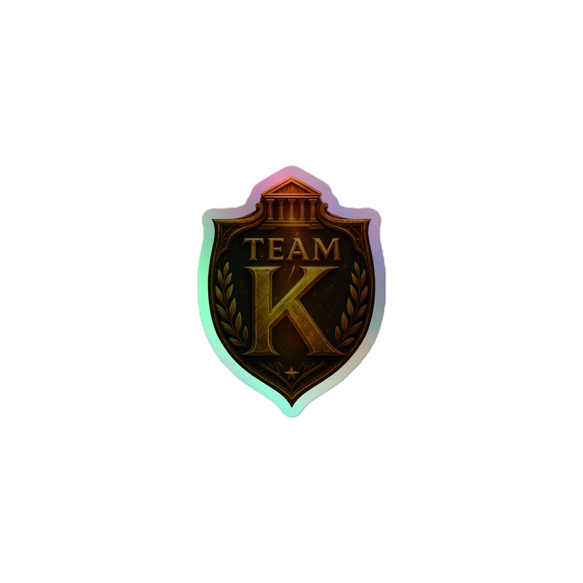 Team K V-5 HOLOGRAPHIC" STICKERS product image (1)