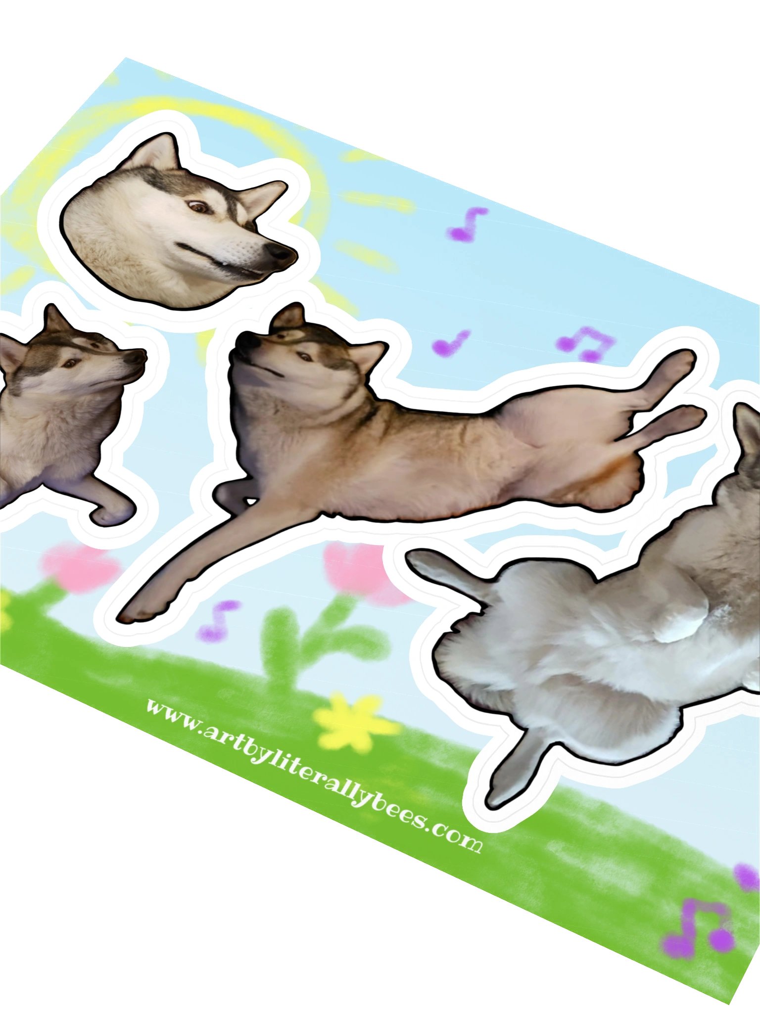 Doggo dance sticker sheet product image (2)