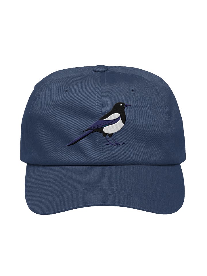 Black Billed Magpie Embroidered Hat product image (1)