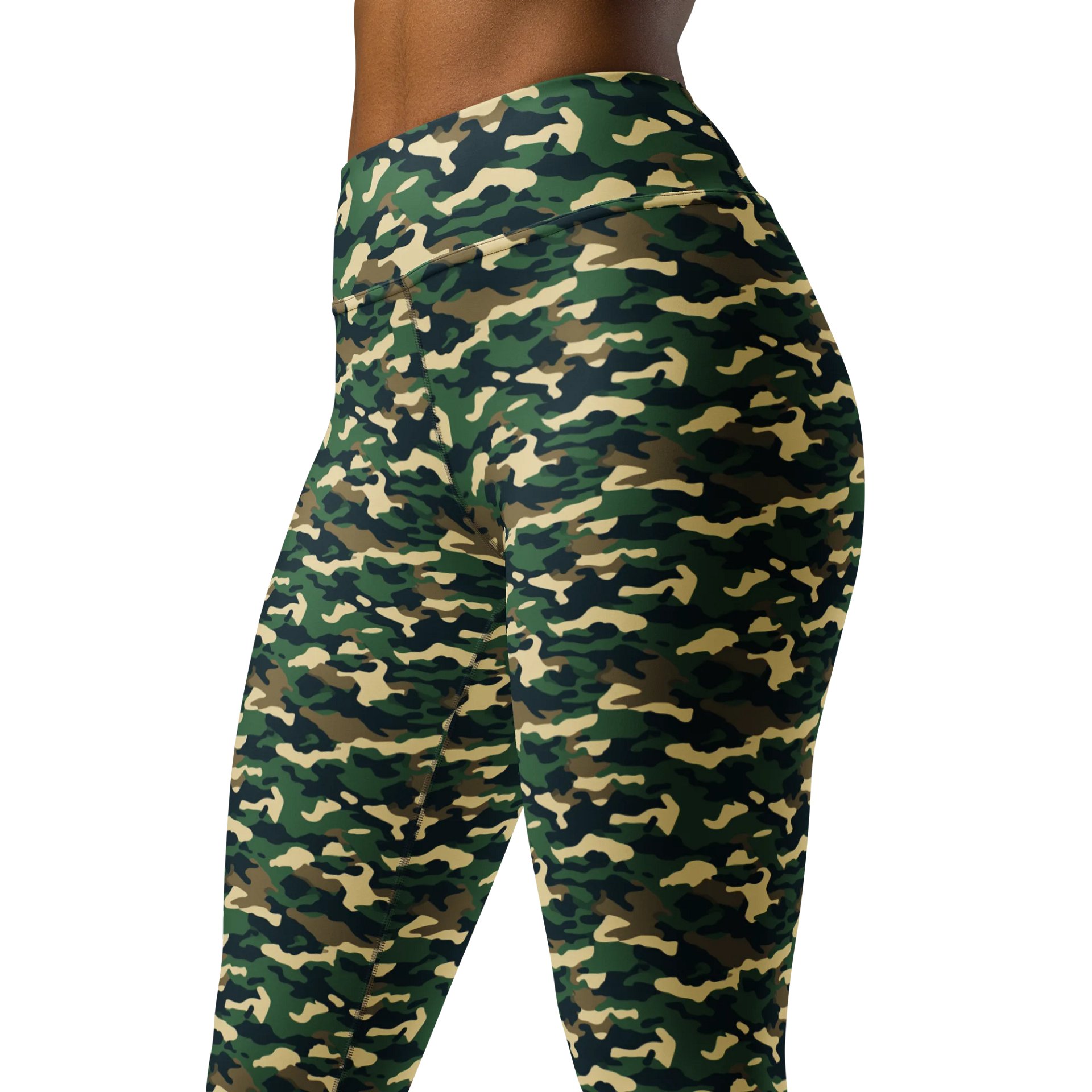 Forest Camo Women’s Leggings product image (4)