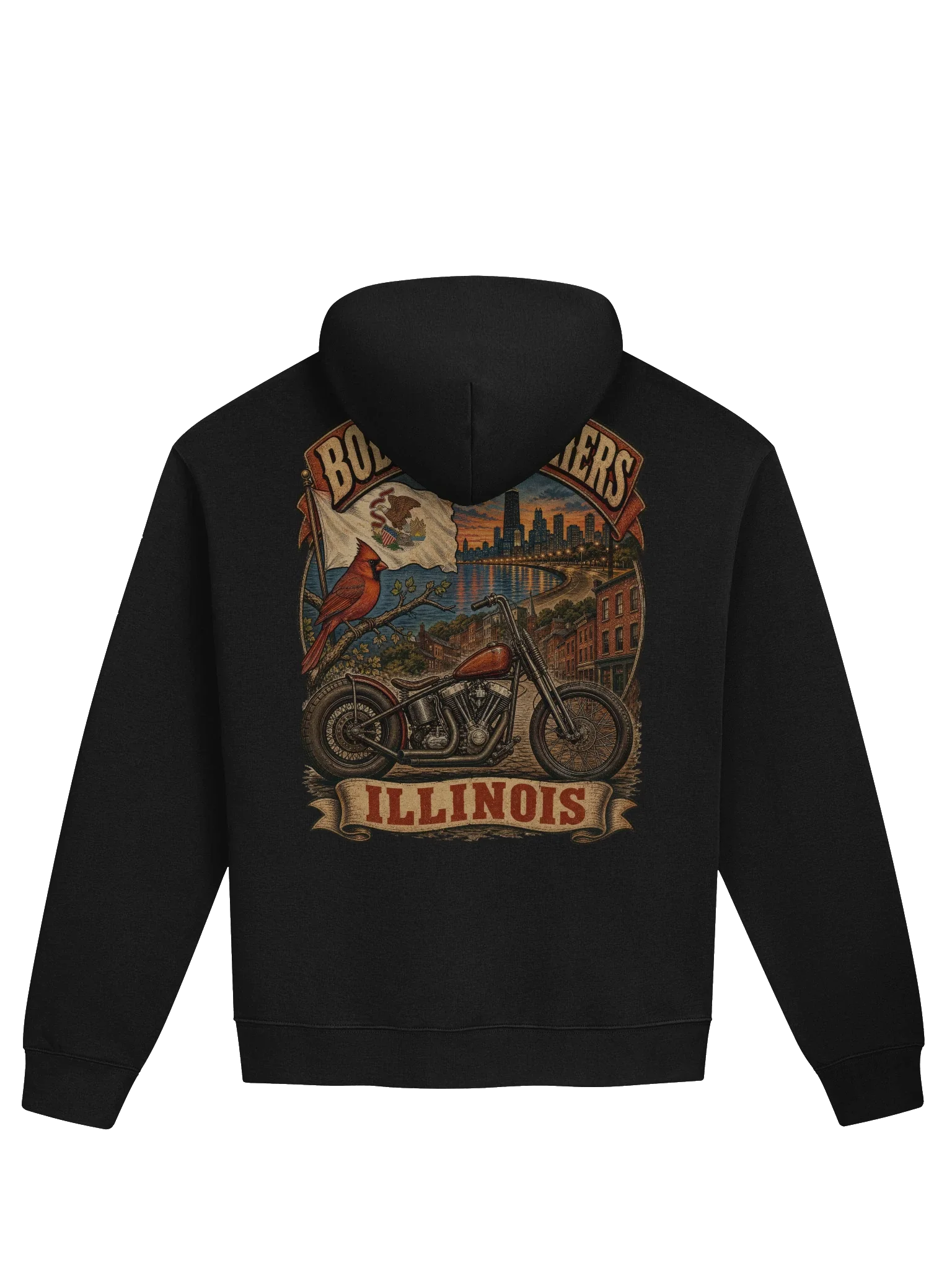 Bobber Brothers - Illinois Hoodie