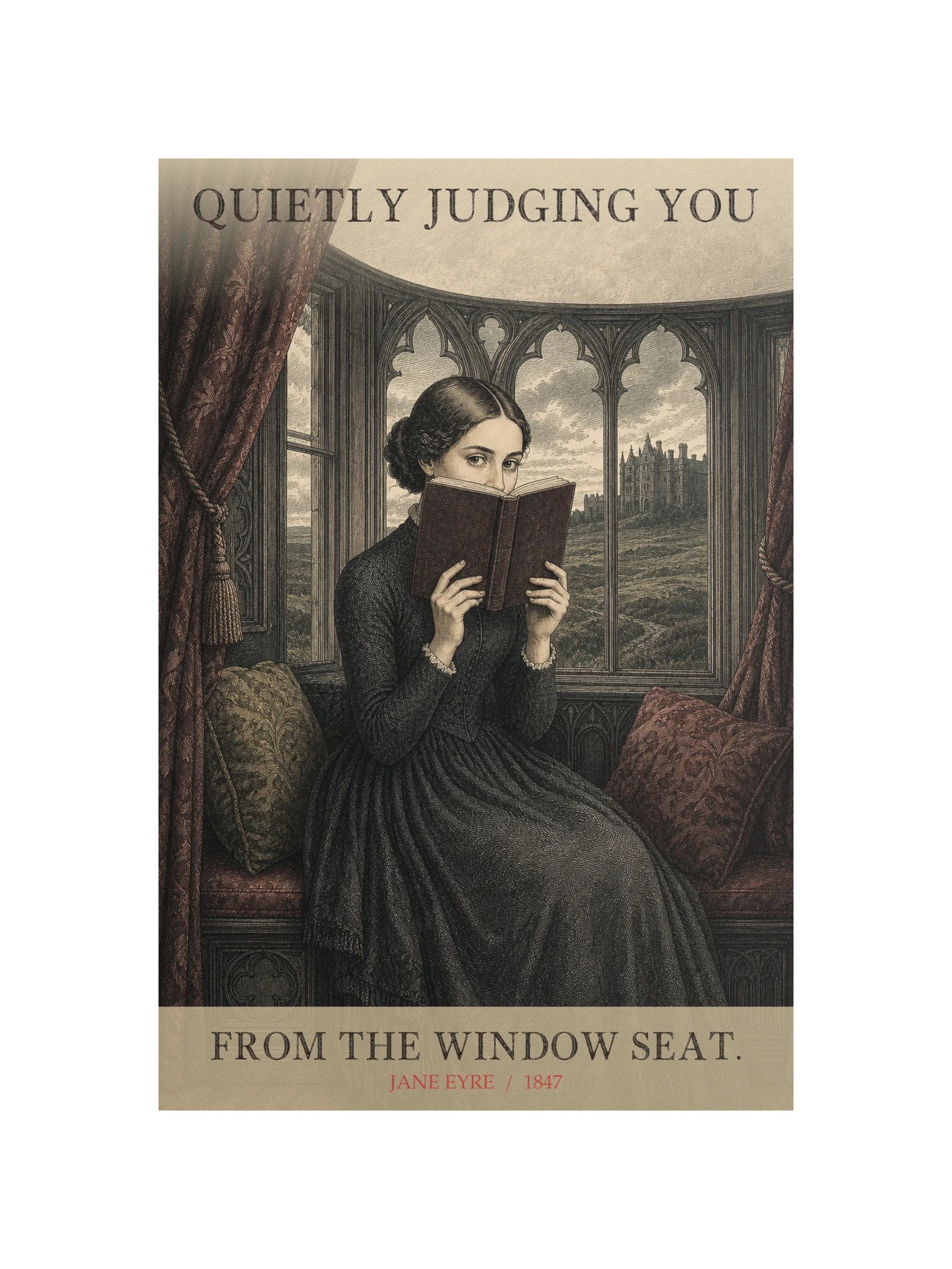 Window Seat Judgment -- Jane Eyre Art Print product image (12)