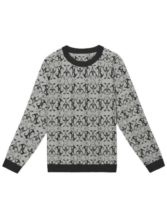 Knitted Jacquard Ornamental Men's Cardi product image (1)